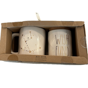 NWT Rae Dunn coin bank & mug set. Never opened, still in gift box